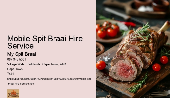 Mobile Spit Braai Hire Service